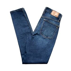 MADEWELL Blue jeans Skinny High Rise Zipper/Button 5 pocket Stretchy Size 25